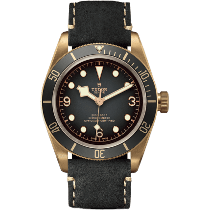 Tudor Heritage Black Bay Bronze / Slate / Leather 79250BA-0001