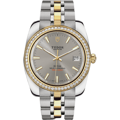 Classic 38 Stainless Steel / Yellow Gold / Diamond / Silver / Bracelet