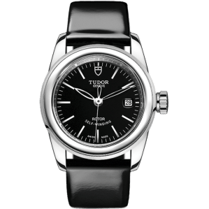 Glamour Date 26 Stainless Steel / Black / Strap