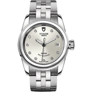 Glamour Date 26 Stainless Steel / Silver-Diamond / Bracelet