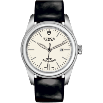 Glamour Date 31 Stainless Steel / Opaline / Strap