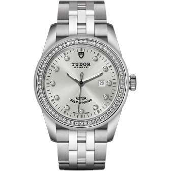 Glamour Date 31 Stainless Steel / Diamond / Silver-Diamond / Bracelet