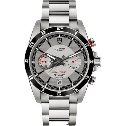 Tudor Grantour Flyback Stainless Steel / Silver / Strap 20551N-0008
