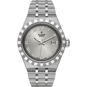 Royal Date 28 Stainless Steel / Silver - Roman