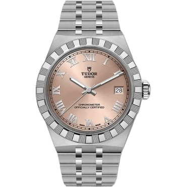 Royal Day-Date 36 Stainless Steel / Salmon Roman
