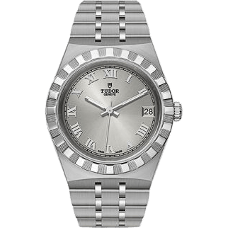 Royal Date 34 Stainless Steel / Silver - Roman