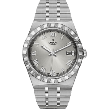 Royal Date 38 Stainless Steel / Silver - Roman