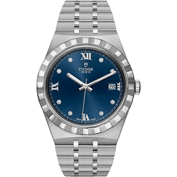Royal Date 38 Stainless Steel / Blue - Diamond