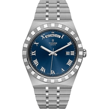 Royal Day-Date 41 Stainless Steel / Blue - Roman