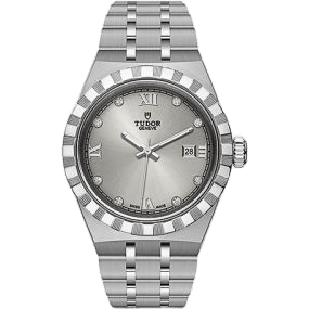 Royal Date 28 Stainless Steel / Silver - Diamond
