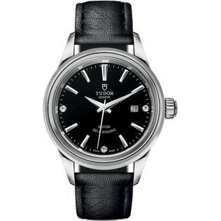 Style 28 Stainless Steel / Black-Diamond / Strap