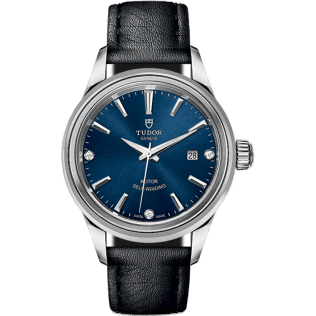 Style 28 Stainless Steel / Blue-Diamond / Strap