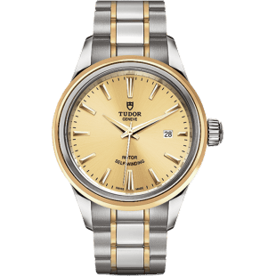 Style 28 Stainless Steel / Yellow Gold / Champagne / Bracelet