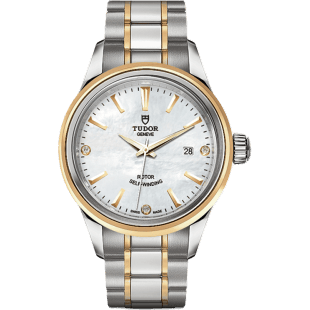 Style 28 Stainless Steel / Yellow Gold / MOP-Diamond / Bracelet