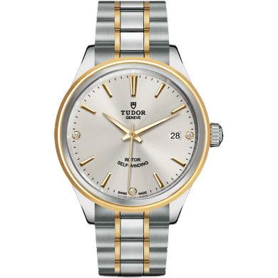 Style 38 Stainless Steel / Yellow Gold / Silver-Diamond / Bracelet