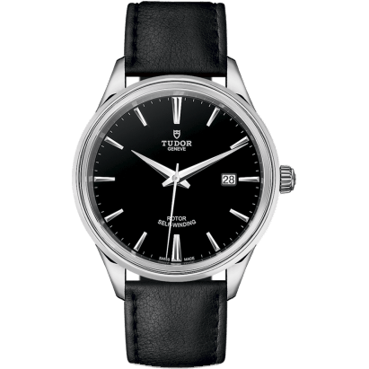 Tudor Style 41 Stainless Steel / Black / Strap 12700-0006