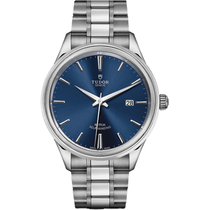 Tudor Style 41 Stainless Steel / Blue / Bracelet 12700-0009