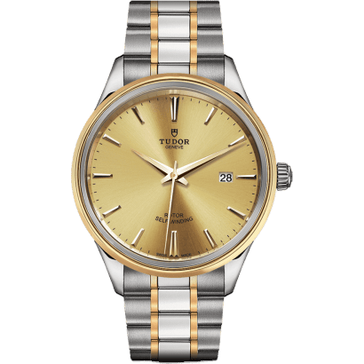 Style 41 Stainless Steel / Yellow Gold / Champagne / Bracelet