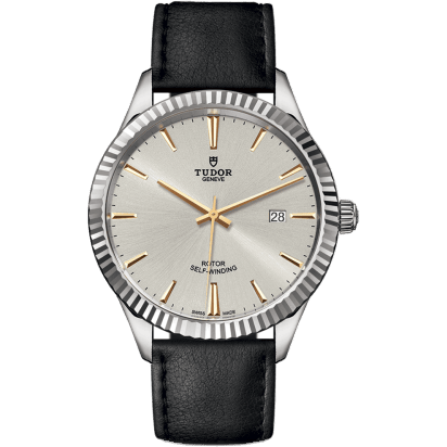 Style 41 Stainless Steel / Fluted / Silver / Strap