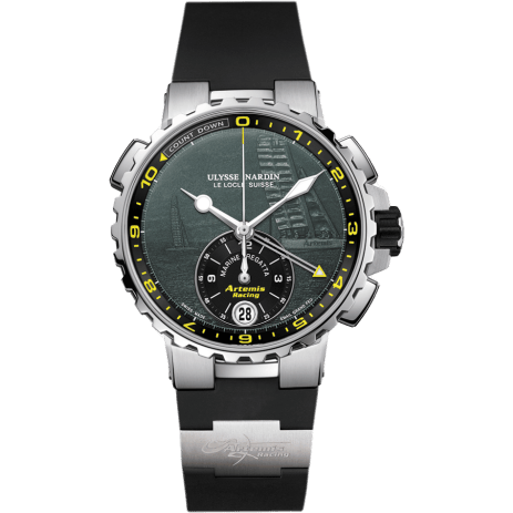 Ulysse Nardin Marine Regatta Stainless Steel / Artemis / Rubber 1553-155LE-3/E2-ART