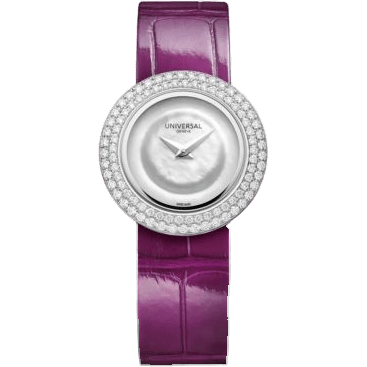Disco Mini White Gold - Diamond / MOP