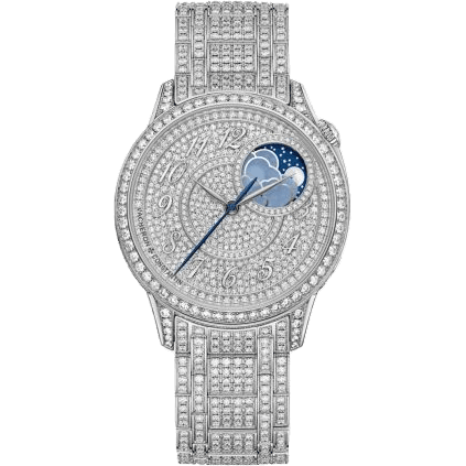 Vacheron Constantin Égérie Moonphase 37 White Gold - Diamond / Diamond / Bracelet 8016F/126G-B499