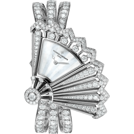 Vacheron Constantin Heures Créatives Heure Discrète White Gold / Diamond / Diamond / Bracelet 37531/F04G-B060