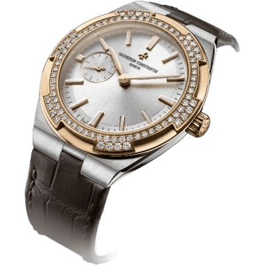Overseas Small Stainless Steel / Pink Gold / Diamond / Silver