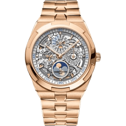 Vacheron Constantin Overseas Ultra-Thin Perpetual Calendar Pink Gold / Skeleton / Bracelet 4300V/120R-B547