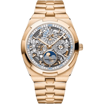 Vacheron Constantin Overseas Ultra-Thin Perpetual Calendar Pink Gold / Skeleton / Bracelet 4300V/220R-B547