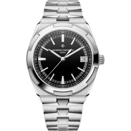 Vacheron Constantin Overseas Date Stainless Steel / Black 4520V/210A-B483