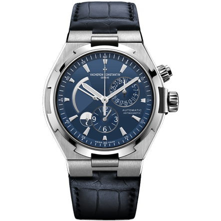 Vacheron Constantin Overseas Dual Time Stainless Steel / Blue 47450/000A-9039