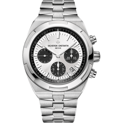 Vacheron Constantin Overseas Chronograph Stainless Steel / Silver 5500V/110A-B686