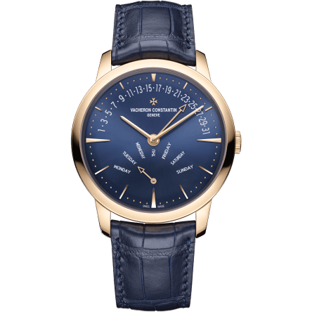 Vacheron Constantin Patrimony Retrograde Day-Date Pink Gold / Blue 4000U/000R-B516