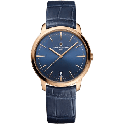 Vacheron Constantin Patrimony 36mm Self-Winding Pink Gold / Blue 4100U/000R-B643