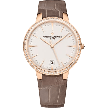 Patrimony 36.5mm Self-Winding Pink Gold / Diamond / Silver
