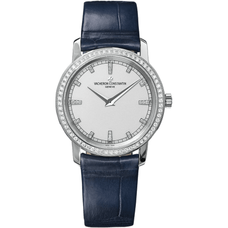 Vacheron Constantin Traditionnelle Quartz White Gold / Diamond / Silver 25558/000G-9405