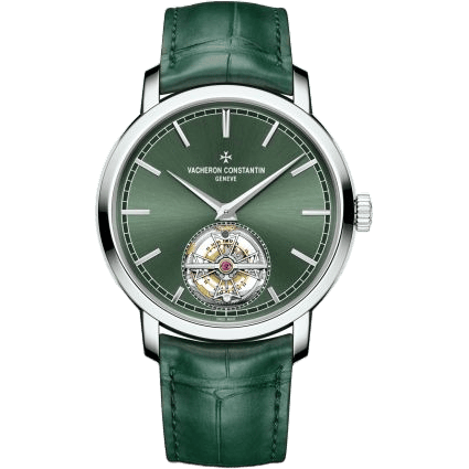 Vacheron Constantin Traditionnelle Tourbillon Platinum / Green 6000T/000P-H025