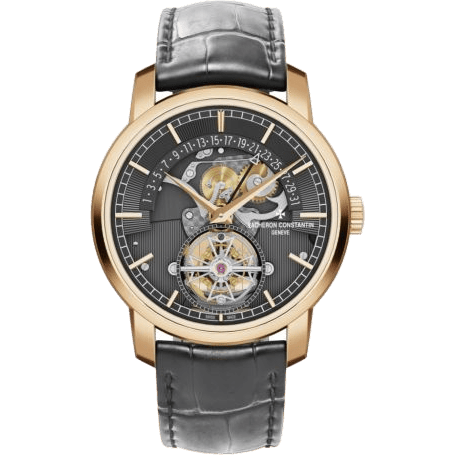 Vacheron Constantin Traditionnelle Tourbillon Retrograde Date Openface Pink Gold / Silver 6010T/000R-B638