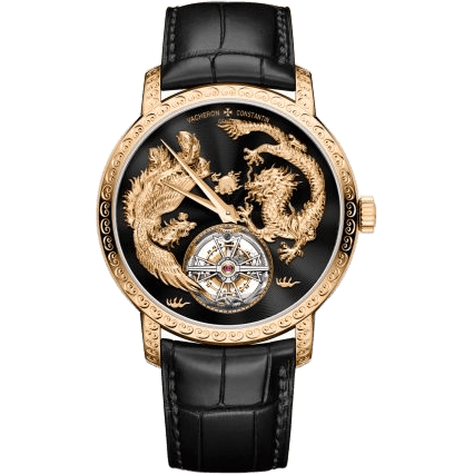 Traditionnelle Tourbillon Phoenix and the Dragon Pink Gold / Black