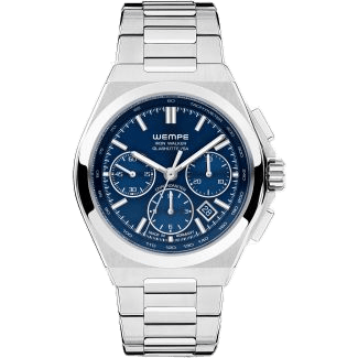 Wempe Glashütte I/SA Iron Walker Automatic Chronograph Blue WI300002