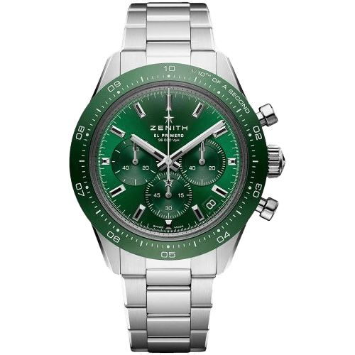 Zenith Chronomaster Sport Yoshida Stainless Steel / Green / Bracelet 03.3107.3600/56.M3100