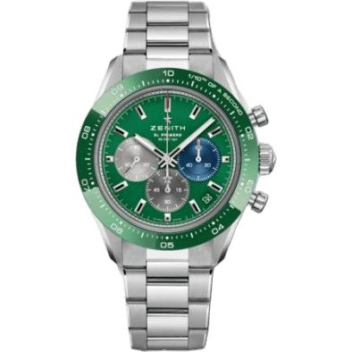 Zenith Chronomaster Sport Stainless Steel / Green / Bracelet 03.3119.3600/56.M3100