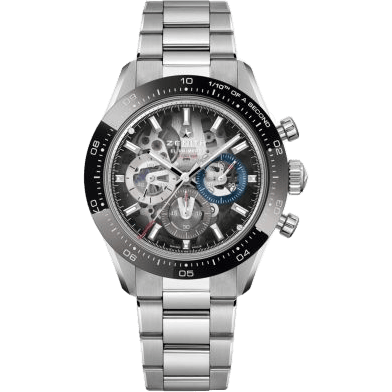 Zenith Chronomaster Sport Skeleton Stainless Steel / Black 03.3130.3600/01.M3130