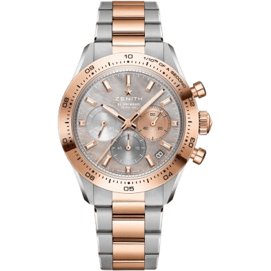 Zenith Chronomaster Sport Stainless Steel - Rose Gold / MOP / Bracelet 51.3102.3600/01.M3100