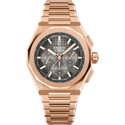 Defy Skyline Chrono Rose Gold / Grey