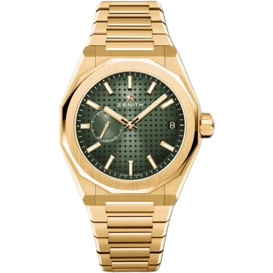 Defy Skyline Yellow Gold / Green