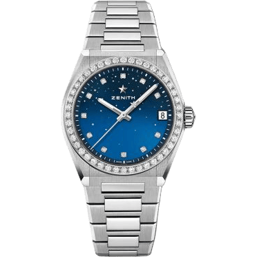 Defy Midnight Stainless Steel / Diamond / Blue