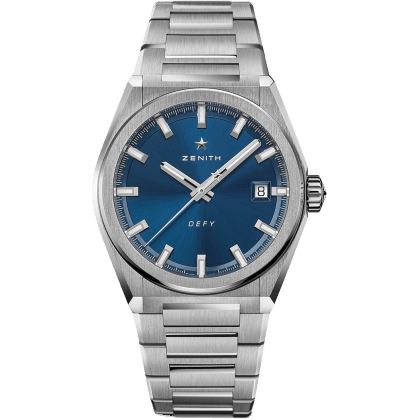 Defy Classic Titanium / Blue / Bracelet