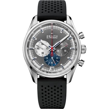 Zenith El Primero Chronomaster 42 Stainless Steel / Anthracite / Rubber 03.2040.400/26.R576